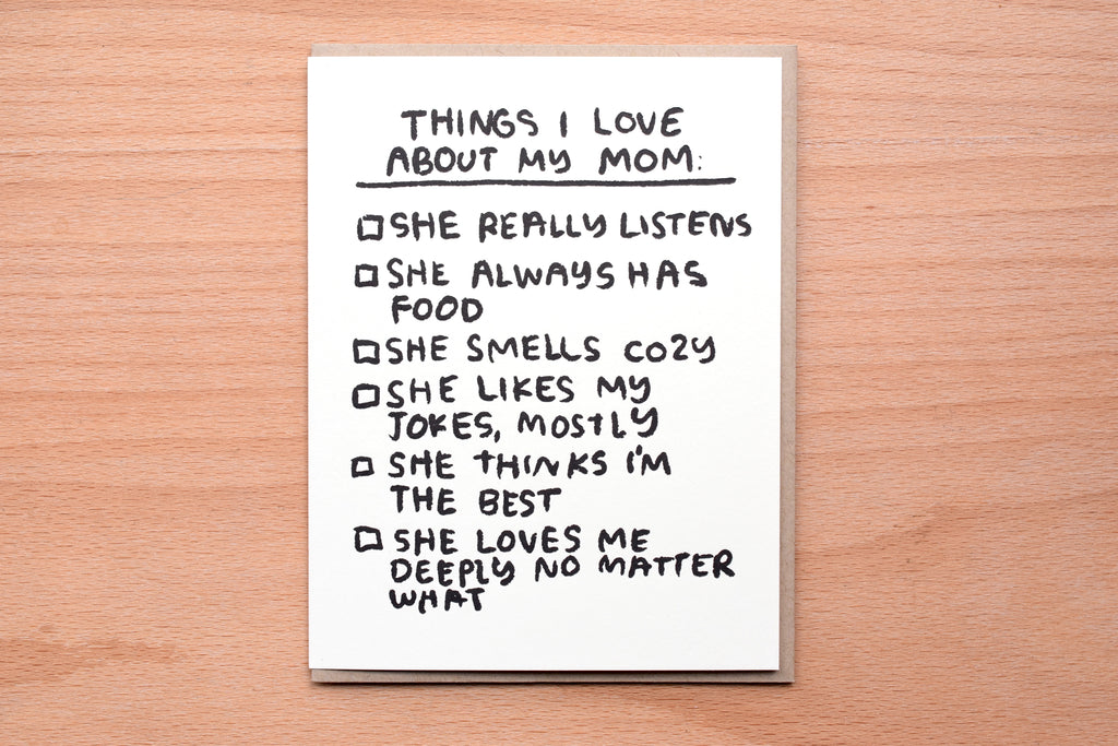 What I Love About Mom: By Me