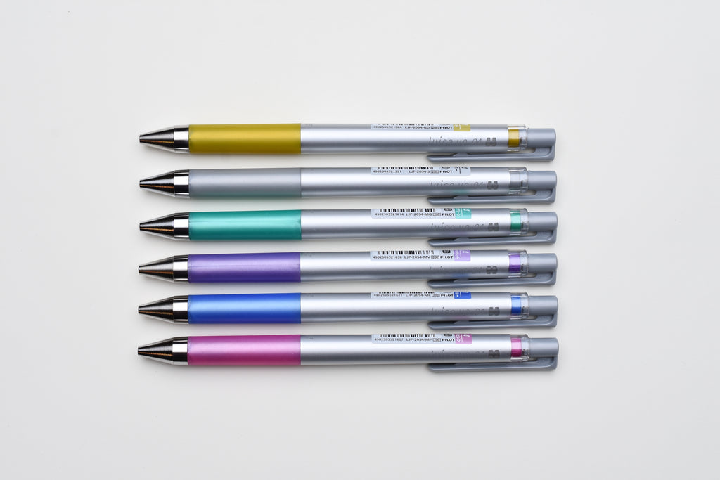 Pilot Juice Up - 0.4mm - Gel Pen - Metallic - 6 Color Set – Yoseka