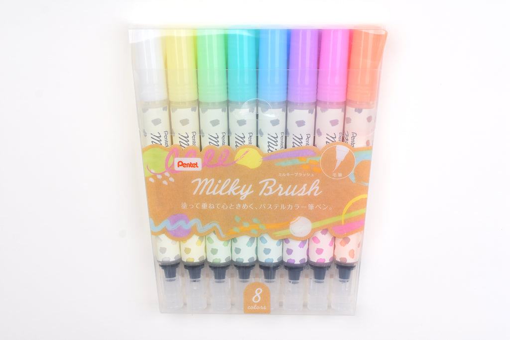 Pentel Milky Brush Marker – Yoseka Stationery