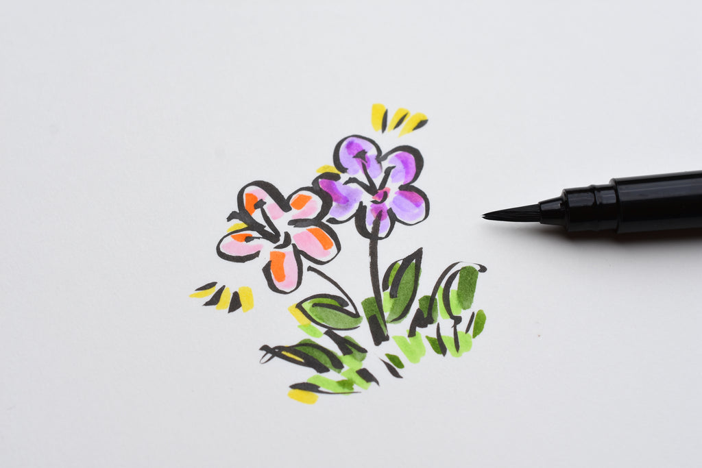 Pentel Kirari Pocket Brush Pen: Gold – Shorthand