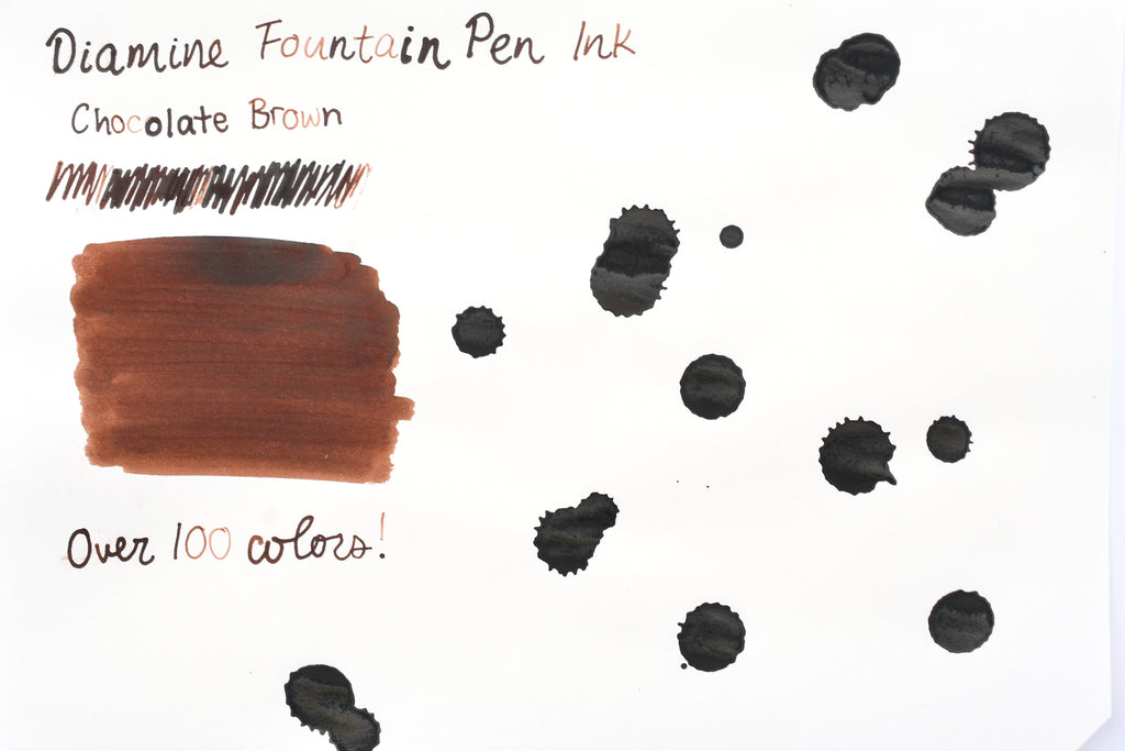 Diamine Chocolate Brown 🤎It's like writing in Nutella! 🤎 : r/fountainpens