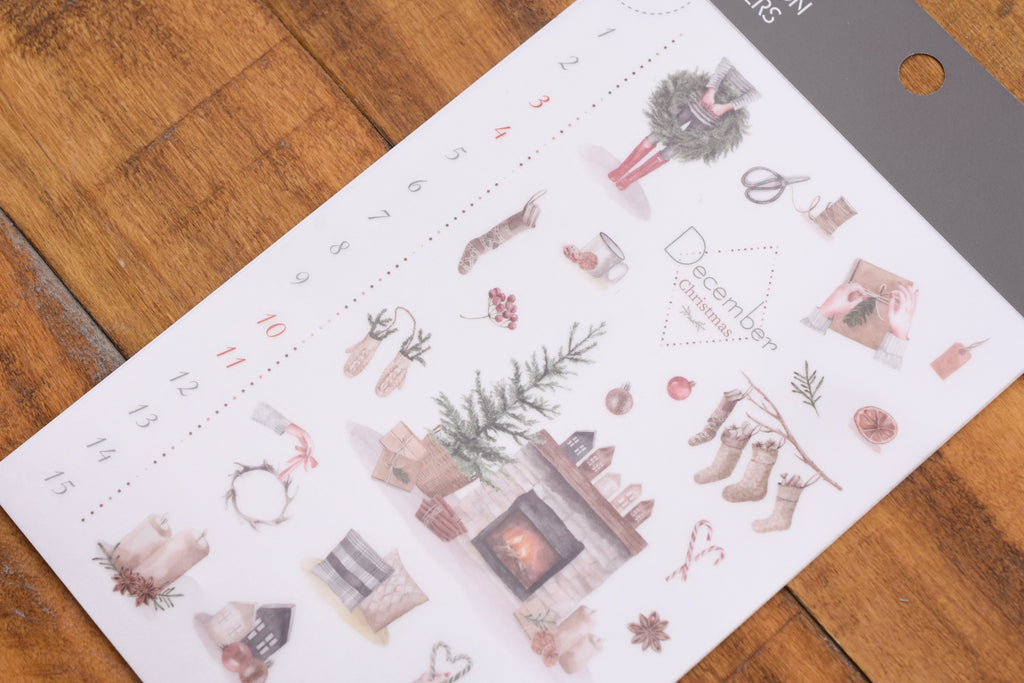 MU Print-On Gold Foil Stickers - Holiday 2021 - Happy Holidays! - #1 –  Yoseka Stationery