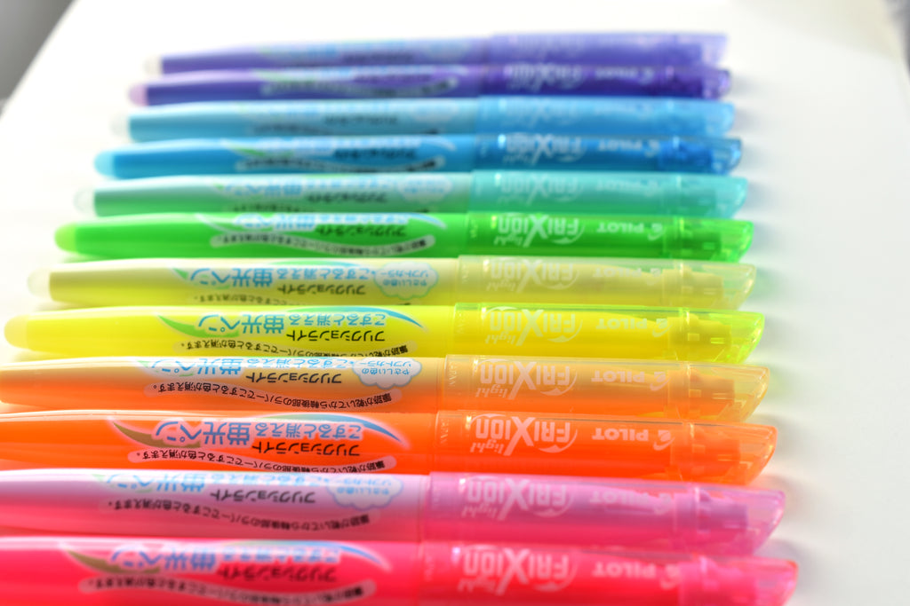 FriXion Light - Erasable Highlighter  Erasable highlighters, Frixion pens,  Gel pens set