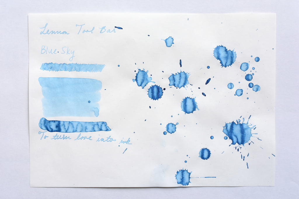Ink Sample - Lennon Tool Bar - Atmospheric Color Waterproof – Yoseka  Stationery