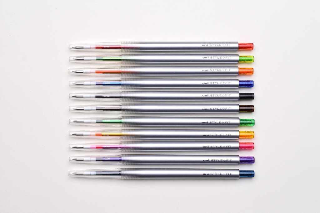 Uni Style Fit Single Color Slim Gel Pen - 0.5 mm - Blue
