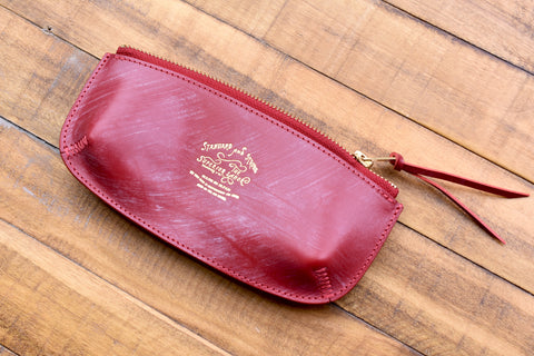The Superior Labor Bridle Leather Pen Case - Red
