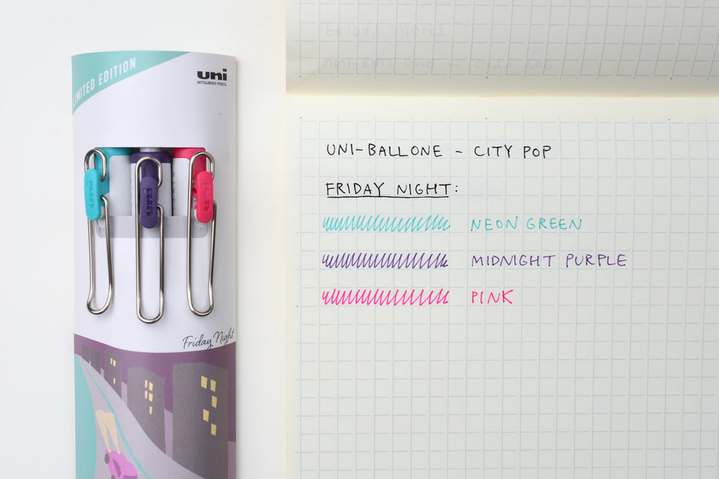 Uni-ball ONE F Modern Pop Gel Rollerball Pen 0.38 / 0.5 (5 Colours, Limited  Edition)