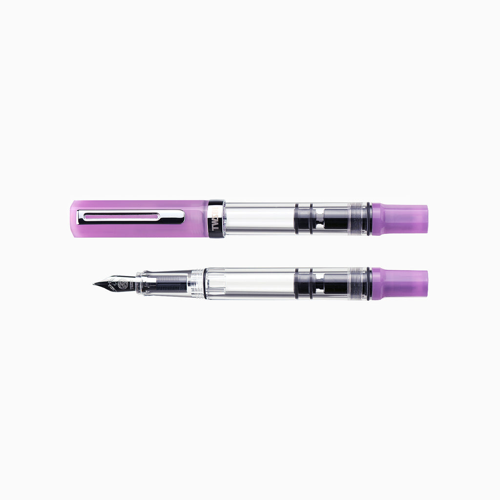 TWSBI Eco Fountain Pen - Glow Purple - 1.1mm Stub