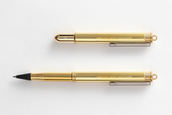 TRAVELER's Company Brass Rollerball Pen – Yoseka Stationery