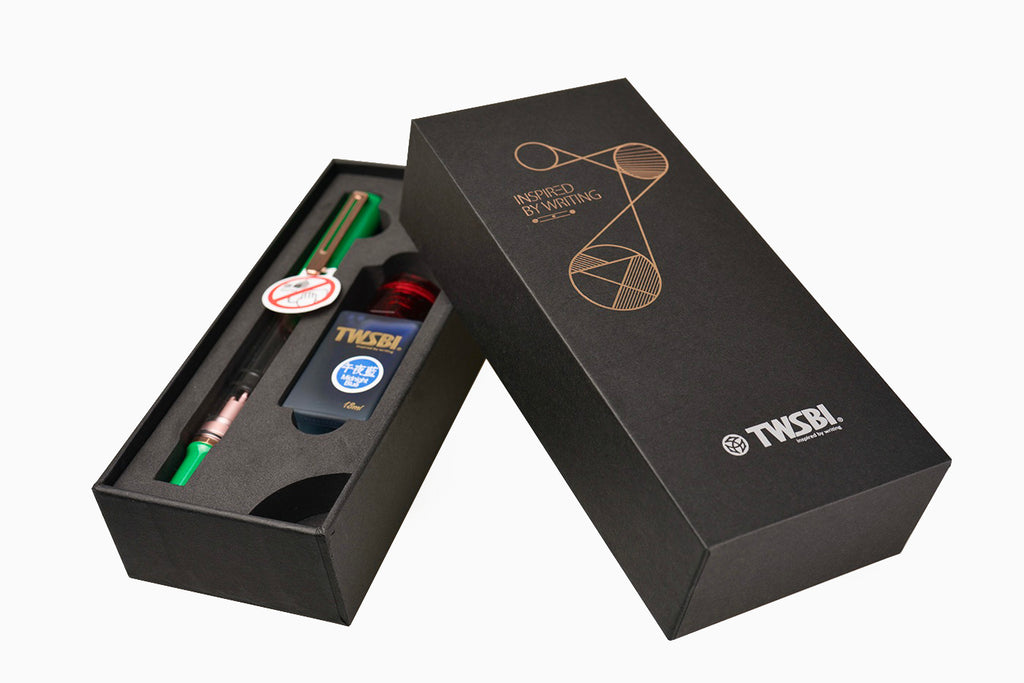 TWSBI ECO-T Royal Jade RoseGold Set – Yoseka Stationery