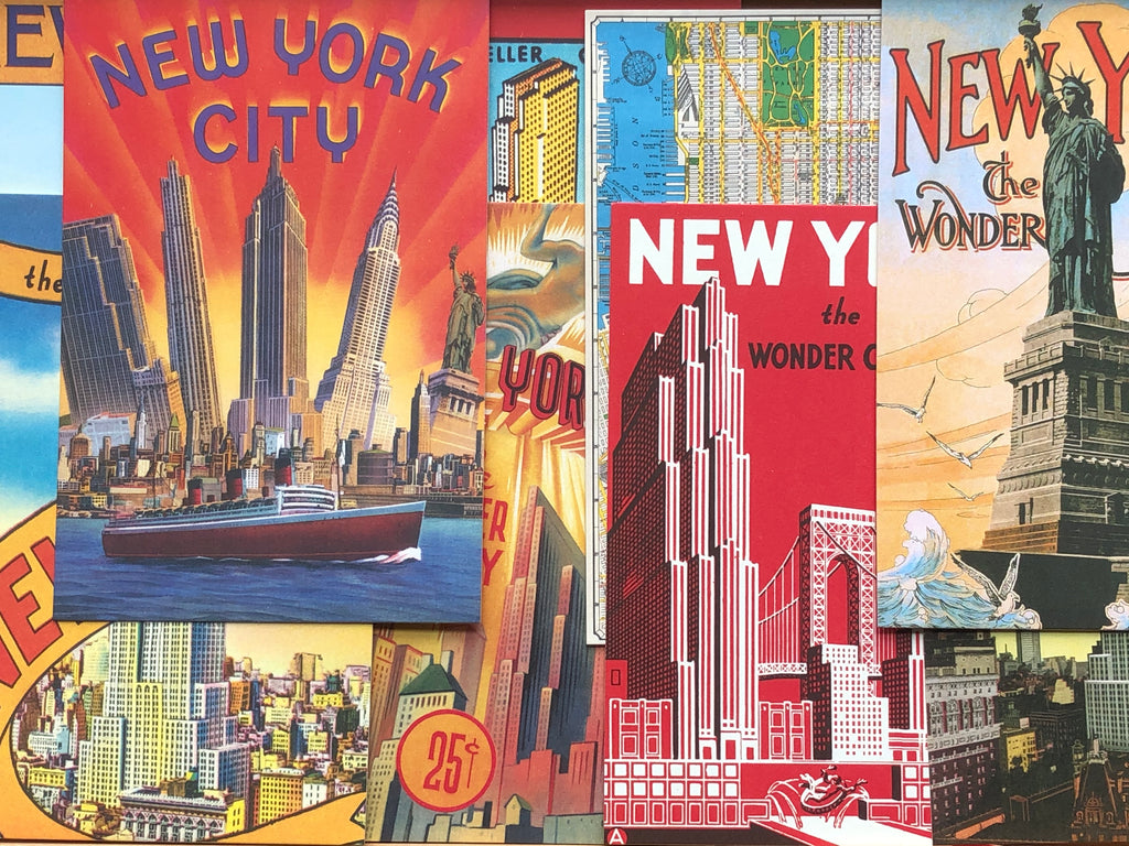 New York Vintage Postcards by Cavallini & Co. — Two Hands Paperie