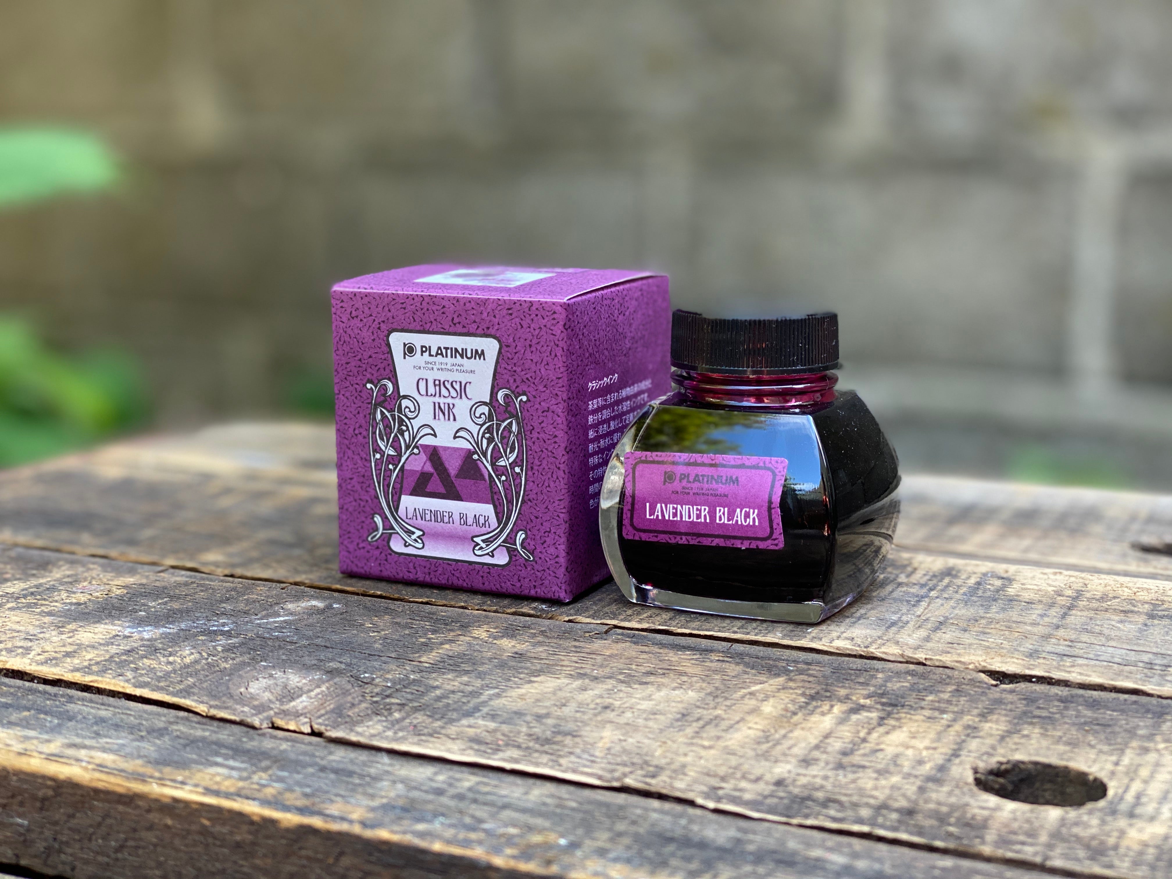Classic ink – Lavender black | Platinum - Bujo Boutique Classic ink – Lavender black | Platinum - Bujo Boutique