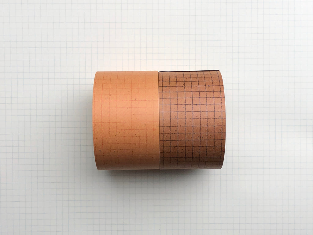 Classiky - Grid 30mm Kraft paper Tape (Red) – The Stationery Selection
