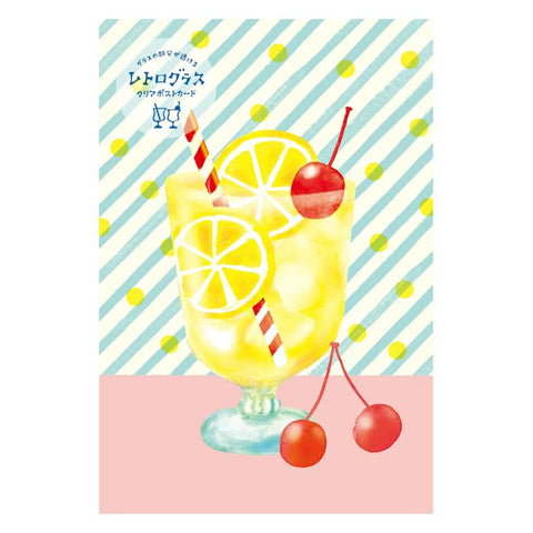 Furukawa Paper Clear Postcard - Summer Drinks - Lemon Squash