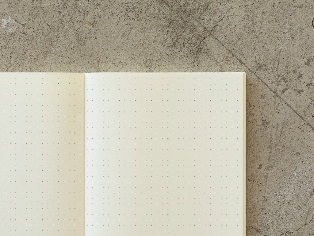 Midori A5 Dot Grid Notebook White, $9.73