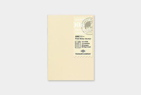 Passport Size Refill - Monthly - 006