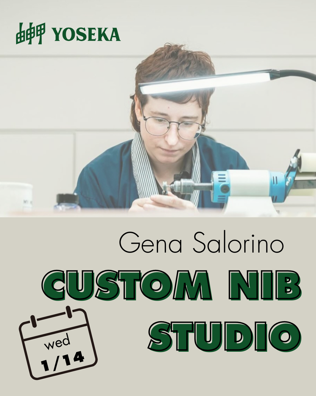 Gena Salorino Nib Grinding - Jan 14!