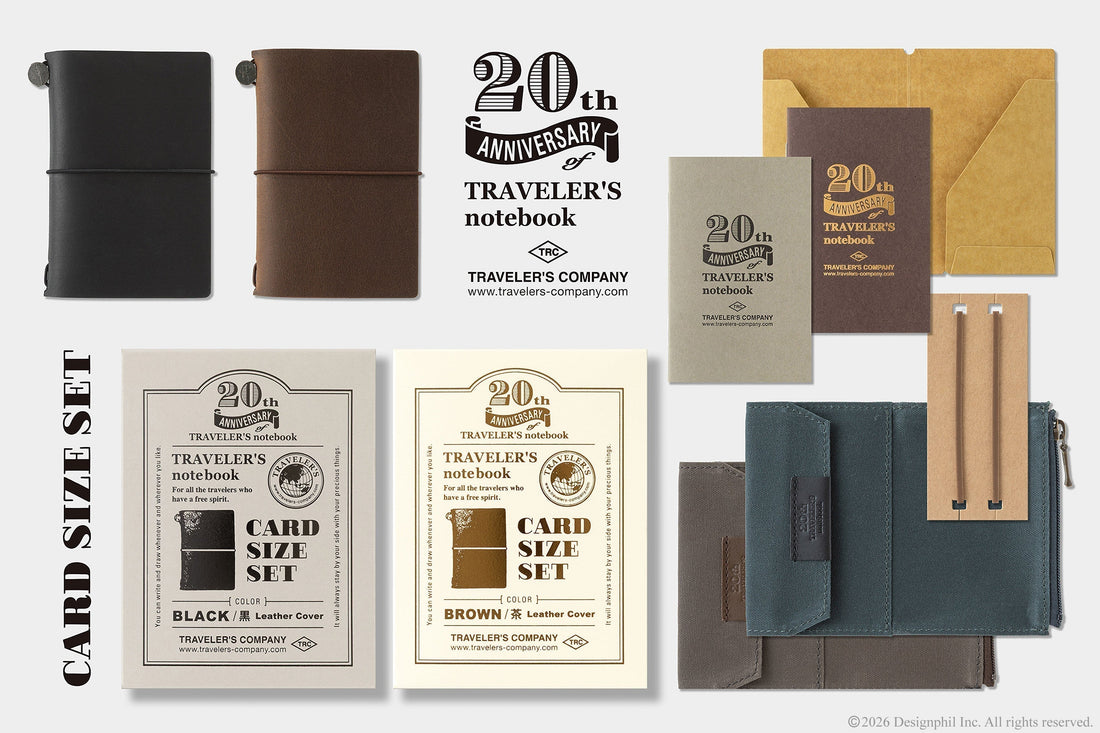 TRAVELER'S 20th Anniversary, a New Notebook Size!