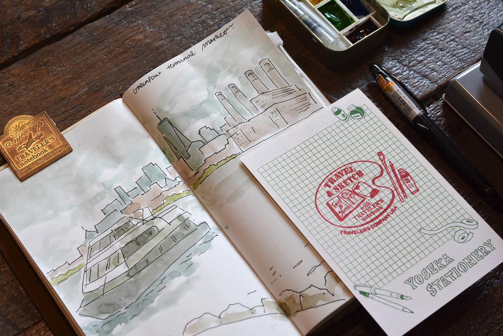 TRAVEL & SKETCH with your TRAVELER'S notebook at Yoseka: June 10, 2023