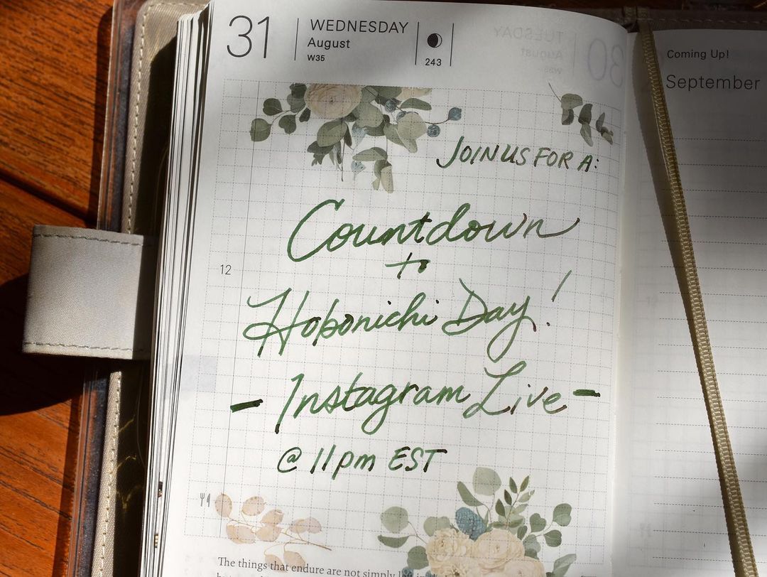 Hobonichi 2023 Release - IG Live