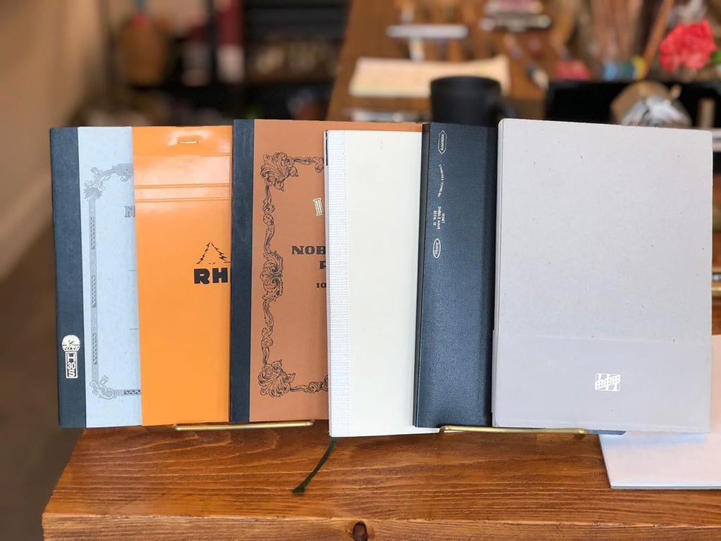 Yoseka Notebook among classic notebooks
