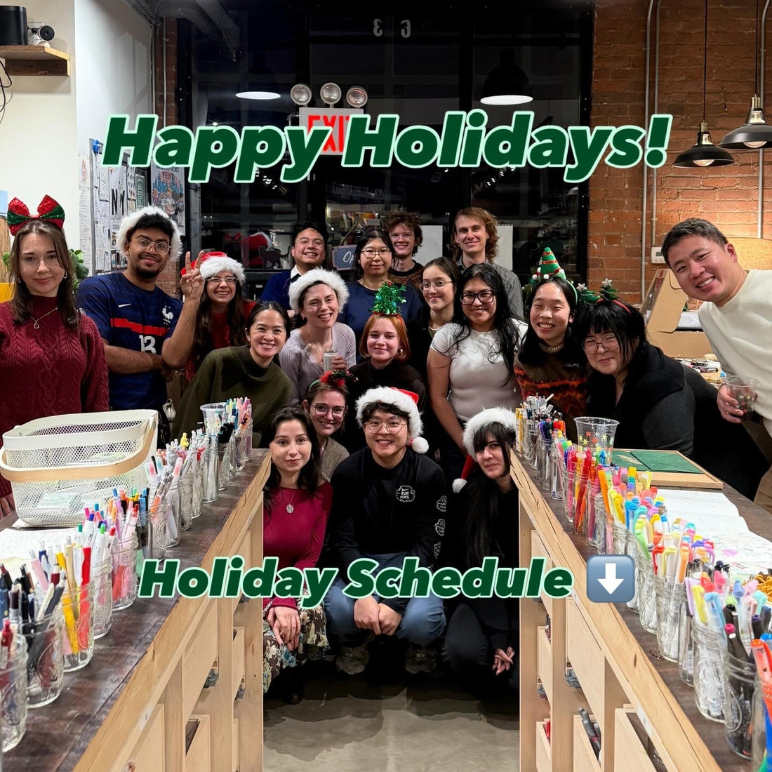 Happy Holidays & Yoseka Holiday Schedule