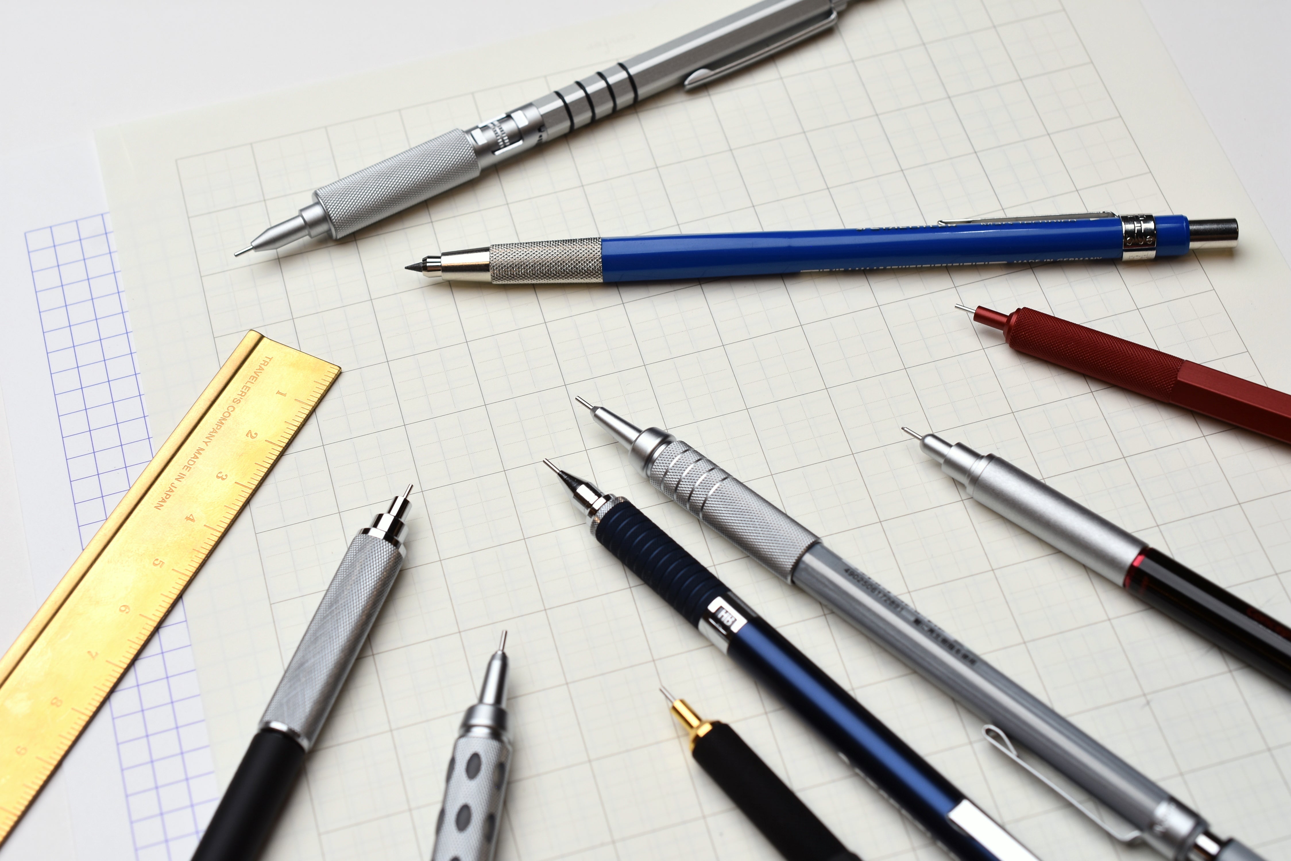 A Comparison of Mechanical Drafting Pencils