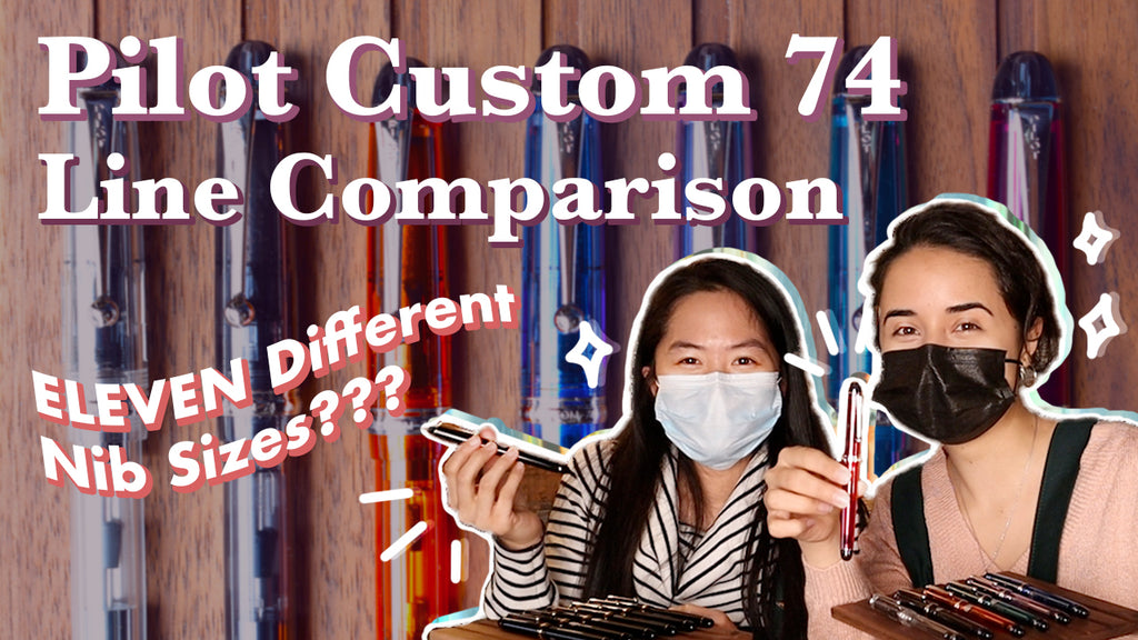 Pilot Custom 74 Fountain Pen Nib & Line Comparison