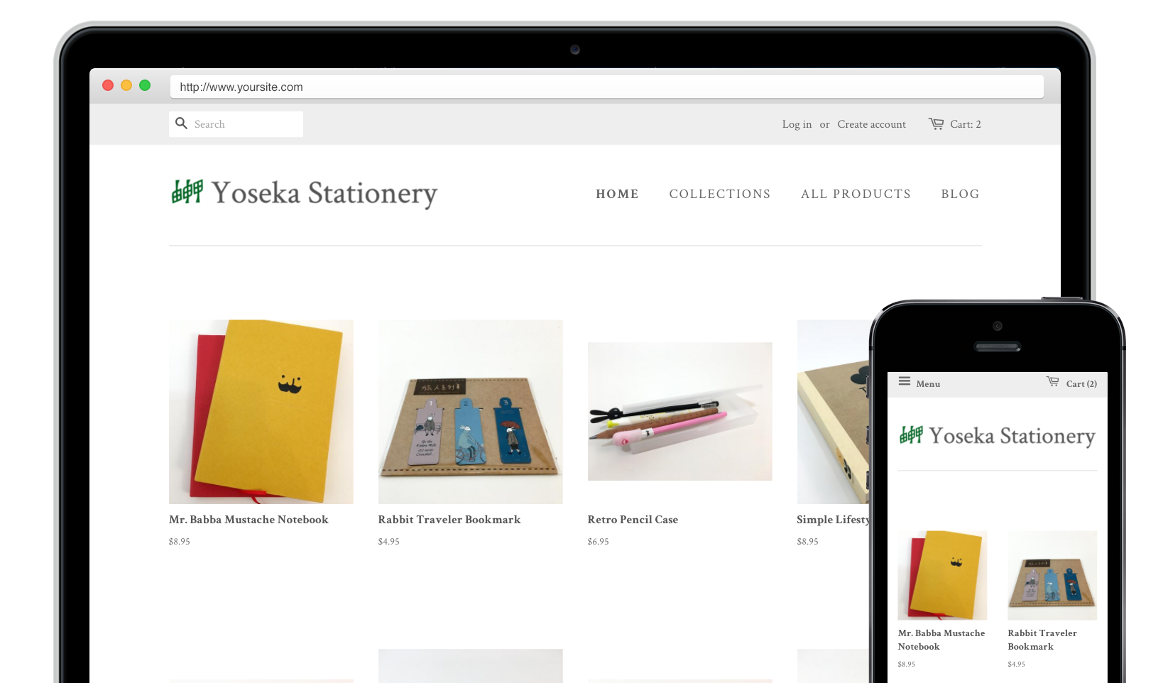 yoseka online estationery store