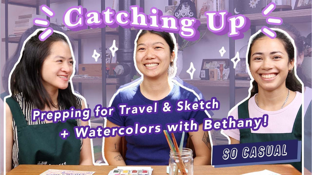 Catching Up Casually: Watercolor Project with Bethany & Pilot's Custom 912 15 Nibs!