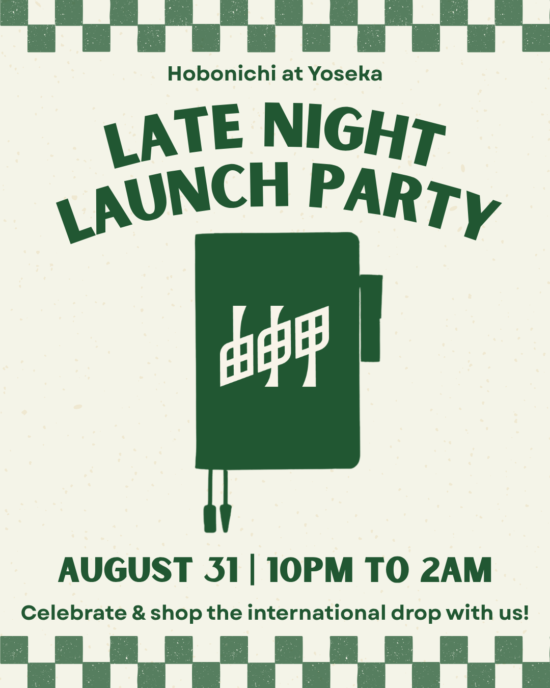 Hobonichi at Yoseka: Late Night Launch Party