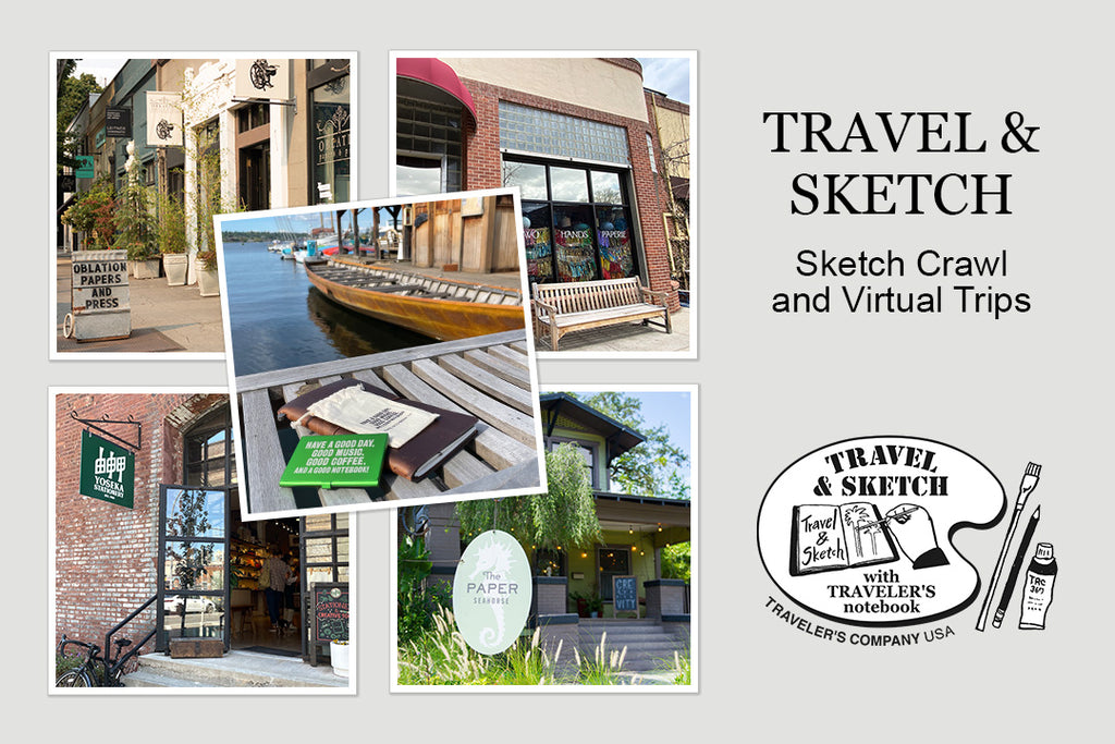 TRAVEL and SKETCH with your Traveler's Notebook at Yoseka: July 22-24th
