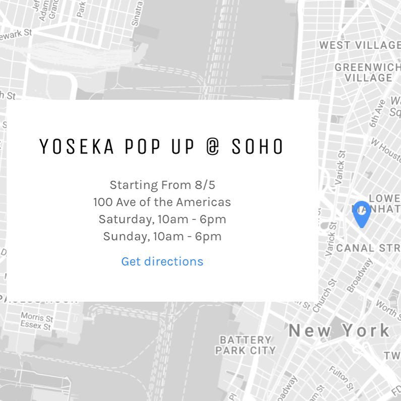 Yoseka Stationery Pop Up Shop Coming to SoHo
