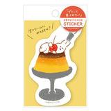 Furukawa Paper Water Resistant Sticker - Sweets Animal Workshop - Pudding