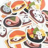 Furukawa Paper Flake Stickers - Sweets Animal Workshop - Japanese Sweets