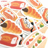 Furukawa Paper Flake Stickers - Sweets Animal Workshop - Pan