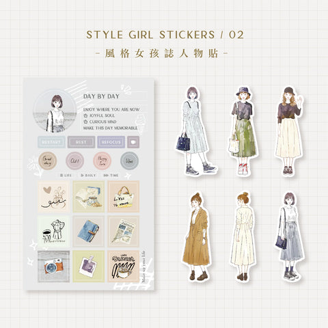 MU Girl Stickers - Set #2