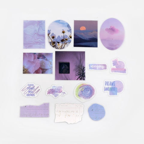 BGM Deco Sticker - Color Poems - Purple