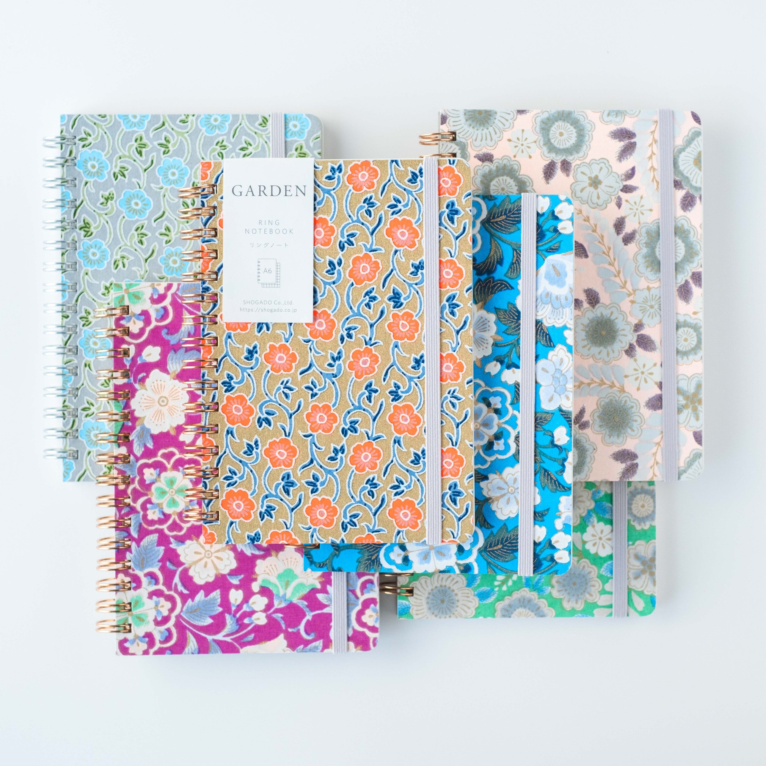 Shogado Ring Notebook - Garden - A6 (Coming Soon)