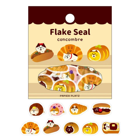 Papier Platz - Concombre Flake Stickers - Bakery