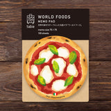 Marumo Printing - World Foods Memo Pad - Italy/Pizza Margherita