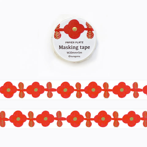 Papier Platz x kurogoma - Flowery Masking Tape