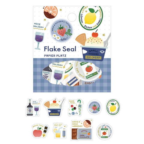 Papier Platz x eric - Fruits Flake Stickers