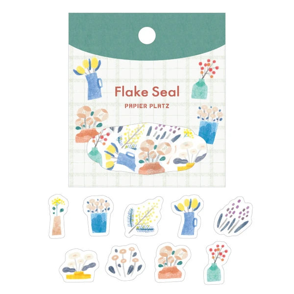 Papier Platz x Emi Nakano Flake Stickers - Flowers