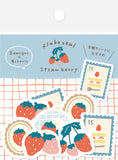 Furukawa Paper Flake Stickers - Fluffy Strawberry