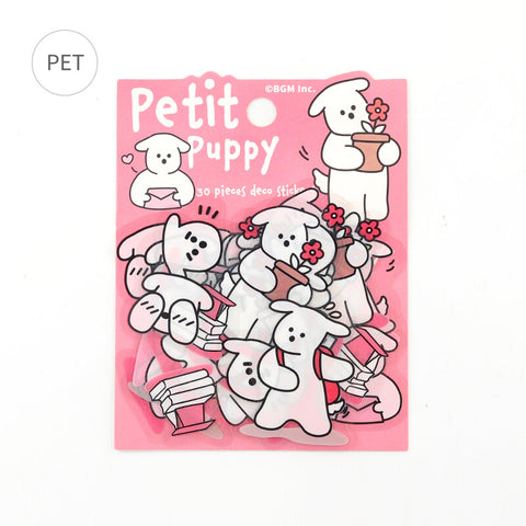 BGM Deco Sticker - Puppy Petit - Pink