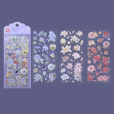 BGM - Foil Stamping Iride Sticker Sheets - Blooming