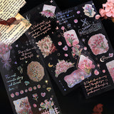 BGM - Foil Stamping Iride Sticker Sheets - Language of Flowers