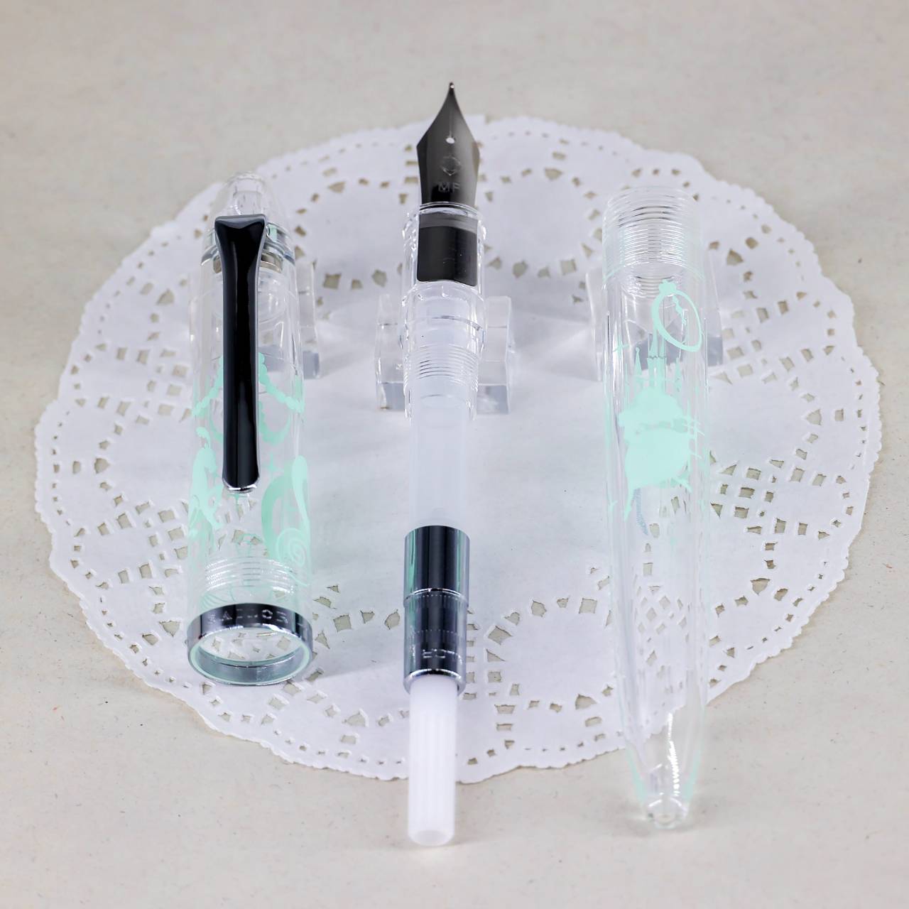 BUNGUBOX Original Fountain Pen - Cinderella's Slipper - Mint Green