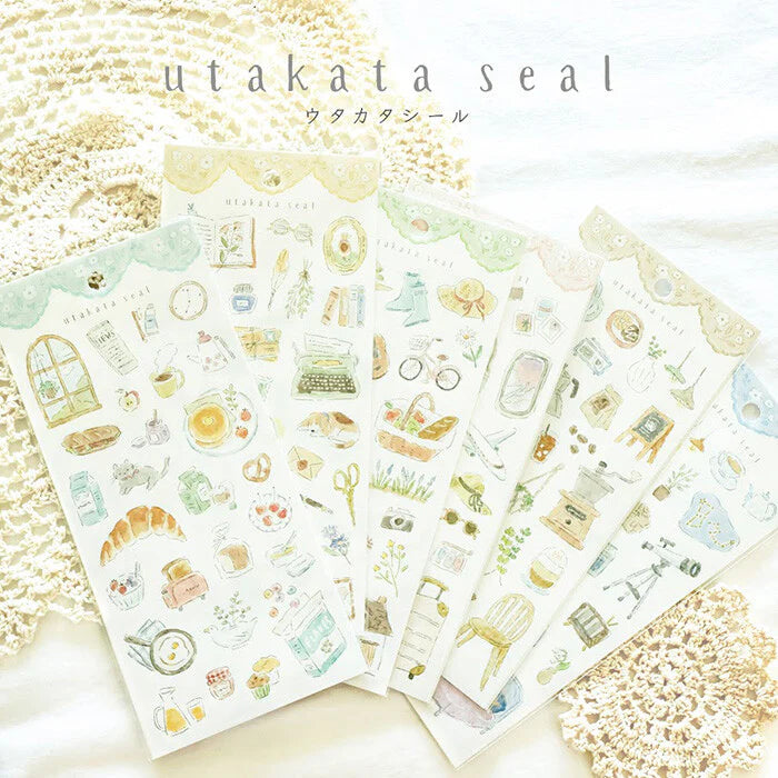 Mind Wave Sticker Sheet - Utakata - Night